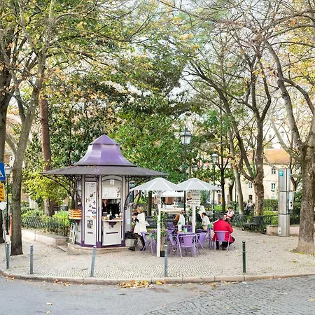 Principe Real Oasis With Private Patio By Nestatlisbon 아파트 *